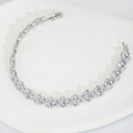 Luxury Wheat Ear CZ Bracelet