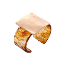 Chunky Geometric Square Cuff Bangle