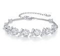 Adjustable Zircon Leaf Bracelet