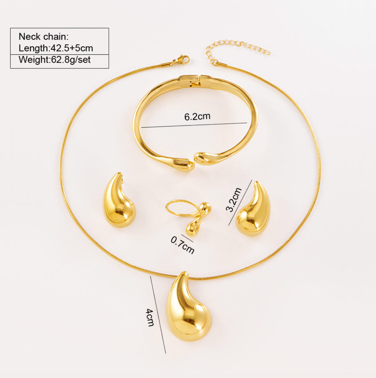 Stainless Steel Jewelry Set